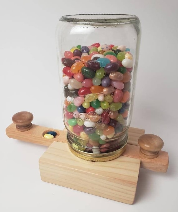 Wooden Candy Dispenser Etsy