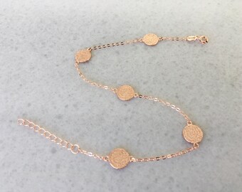 Open Jonc Silver Bracelet 925 Phaistos Disc Silver 925 Bangle Phaistos Disc Bracelet Greek Jewelry Griechischer Schmuck