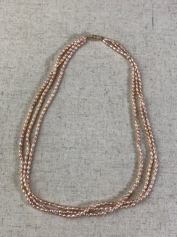 Vintage Jewelry - Multi-Strand Freshwater Pearls i