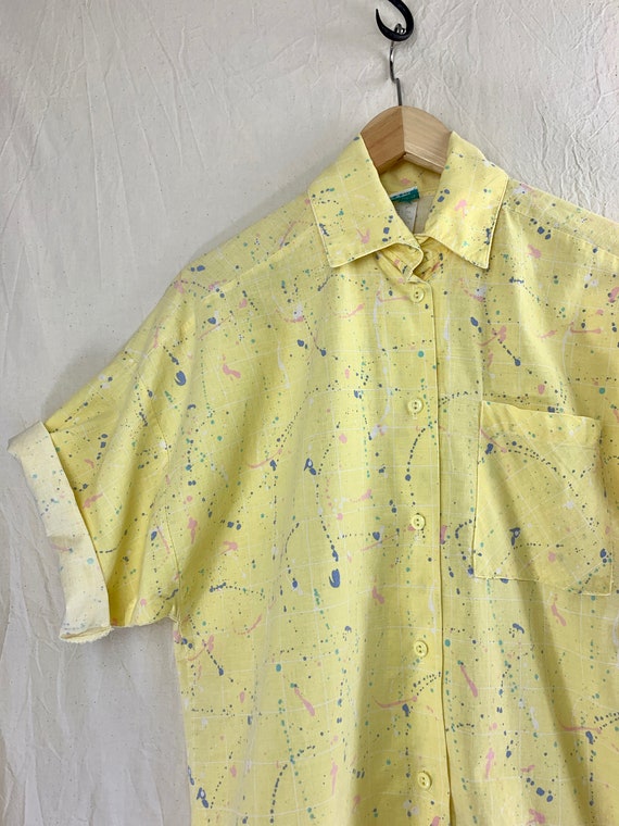 Vintage Top – Ardmore Collared Button-Up in Speck… - image 3