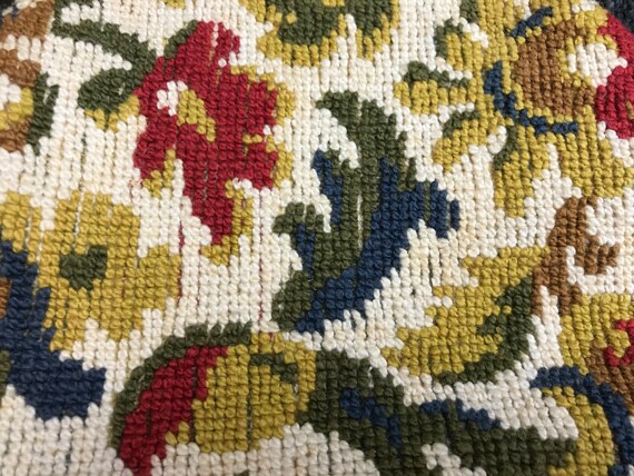 Vintage Accessory / Bag - Floral Tapestry Clutch - image 7