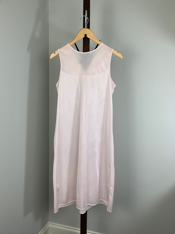 Vintage Undergarment – Nightgown / Slip in Pale P… - image 2