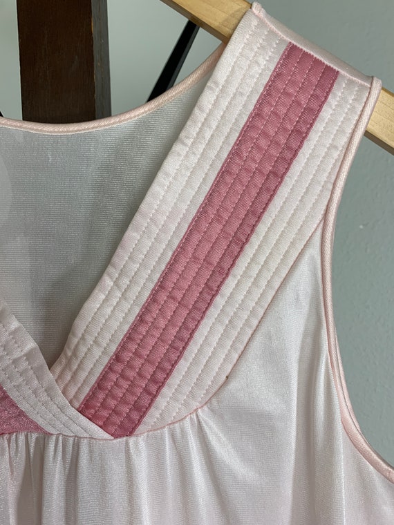 Vintage Undergarment – Nightgown / Slip in Pale P… - image 4