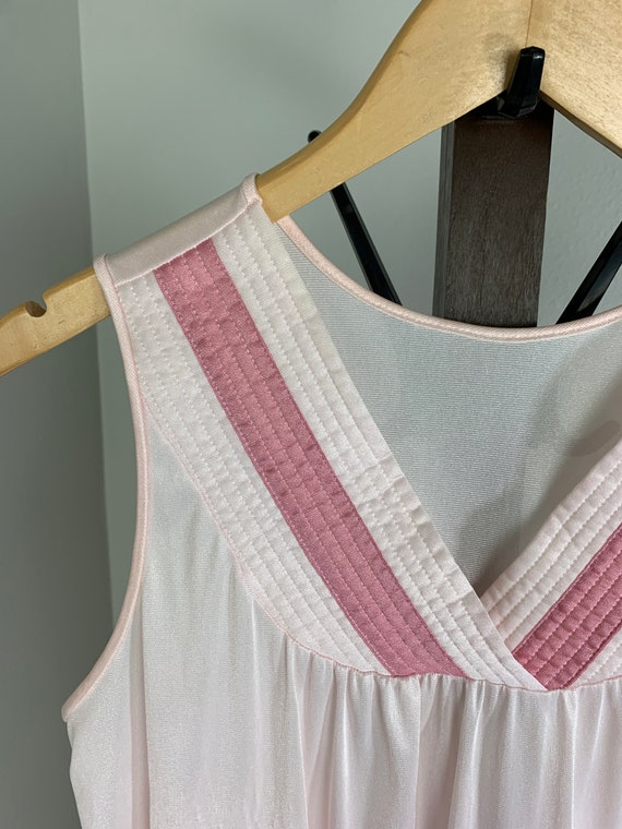 Vintage Undergarment – Nightgown / Slip in Pale P… - image 5