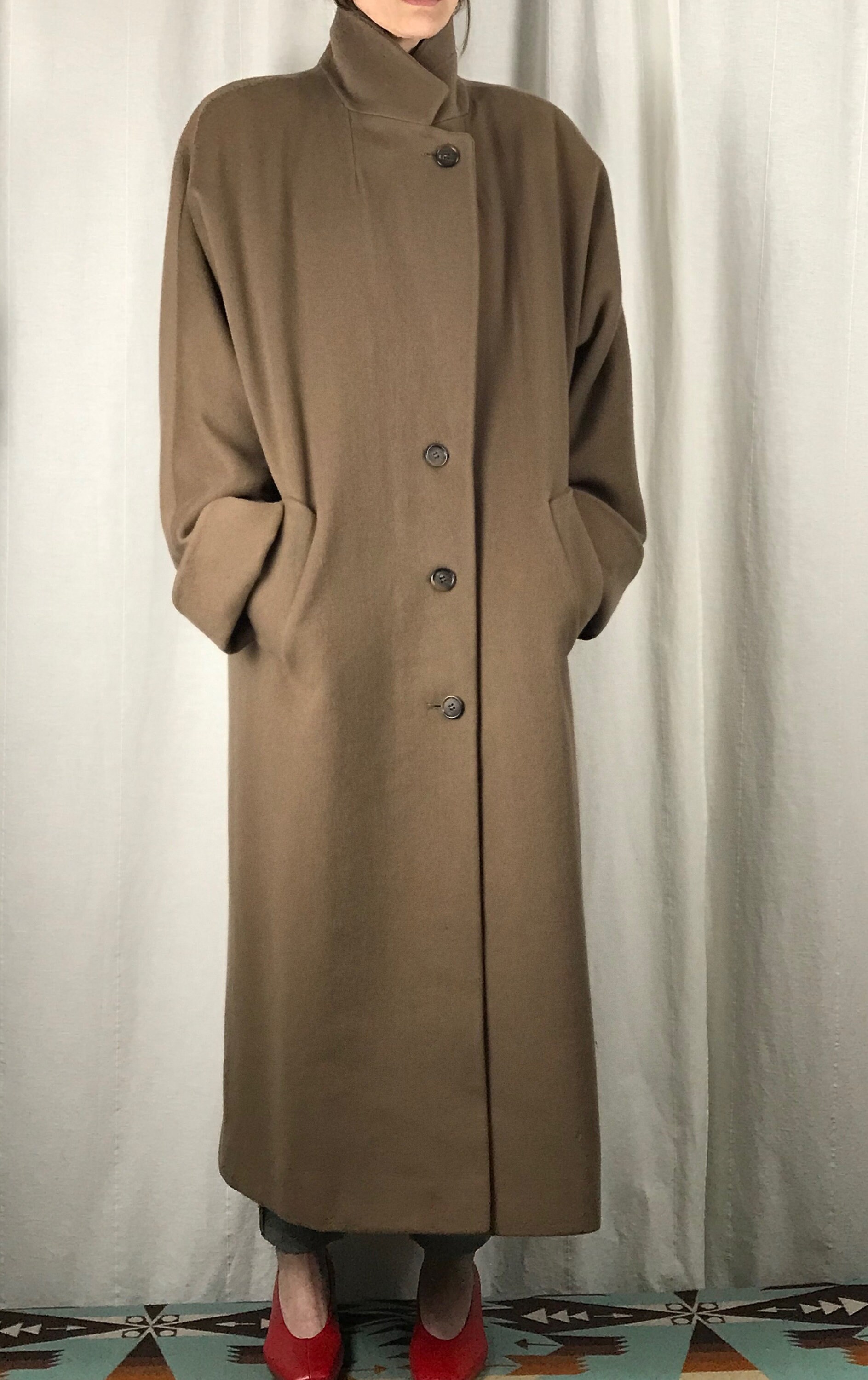 calvin klein full length coat
