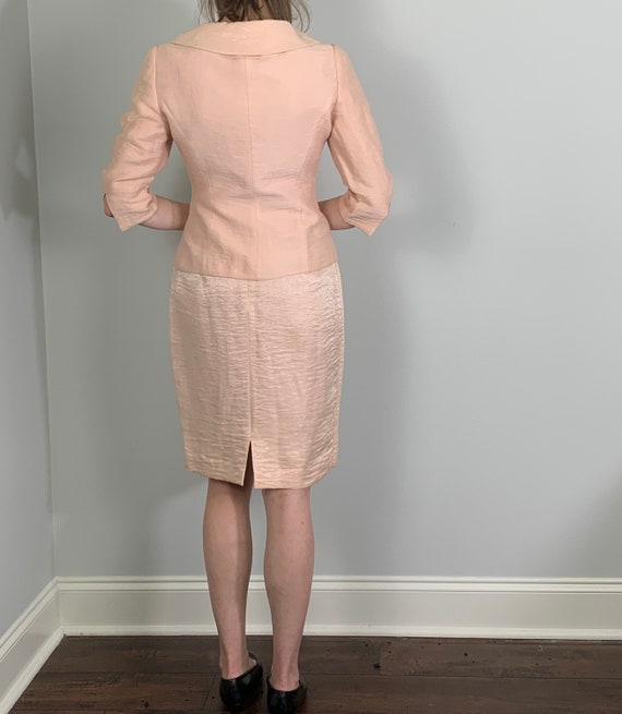 Vintage Set - Georgiou Studio Skirt Suit in Pale … - image 7