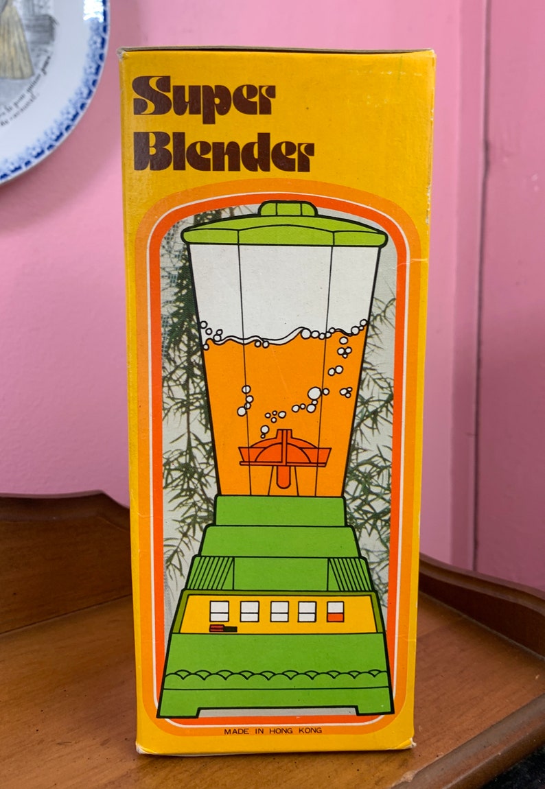 Vintage / Antique Toy Batterieantrieb Super Blender Batteryoperated