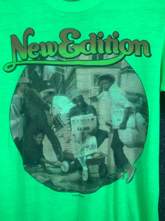 Vintage Tee – New Edition – 1984 Tour Shirt - image 3