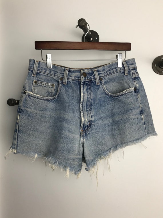 Vintage Denim – Gap Denim Cutoff Shorts in Mid-Was