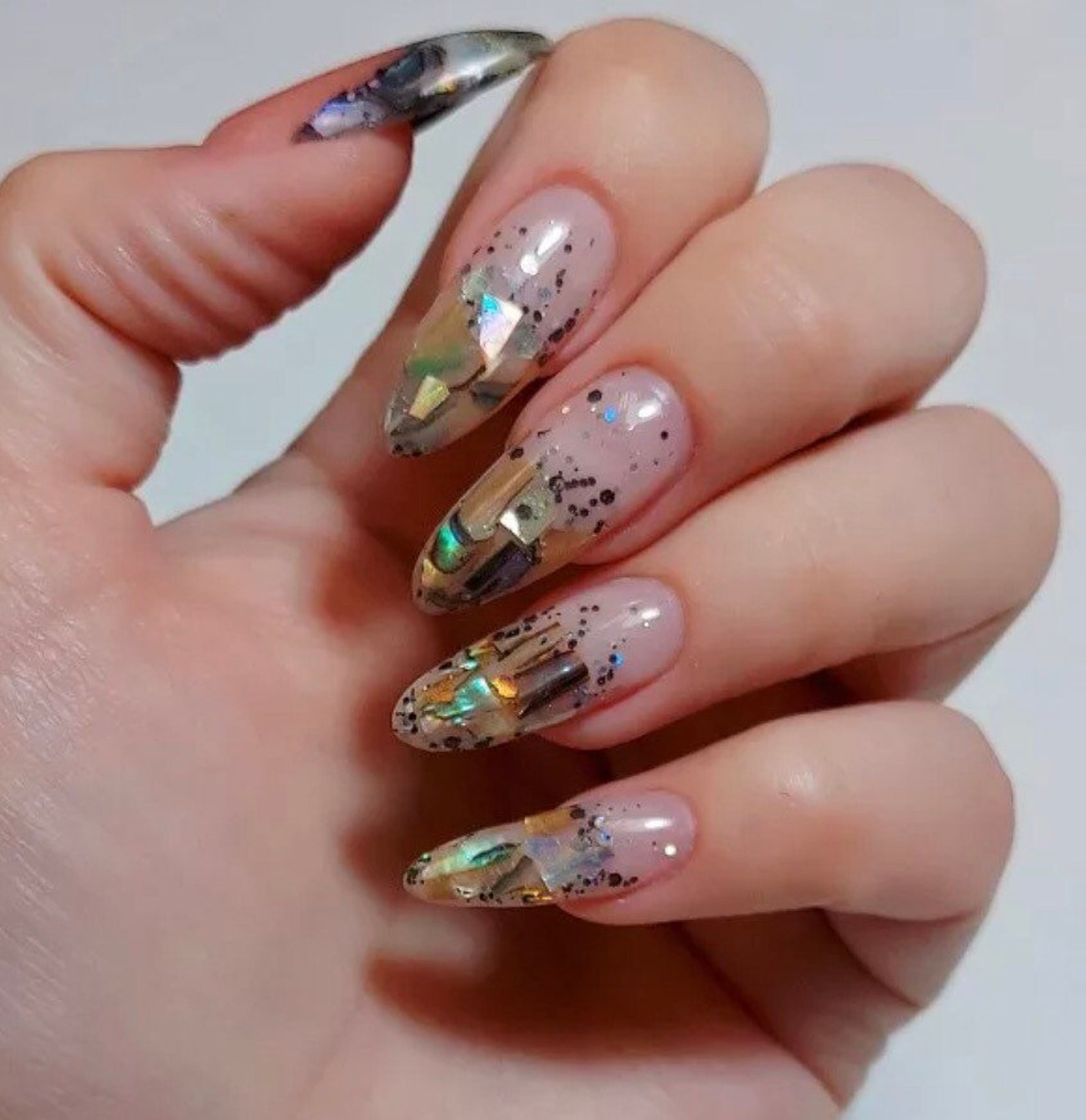 8g abalone shells for nail art resin Etsy