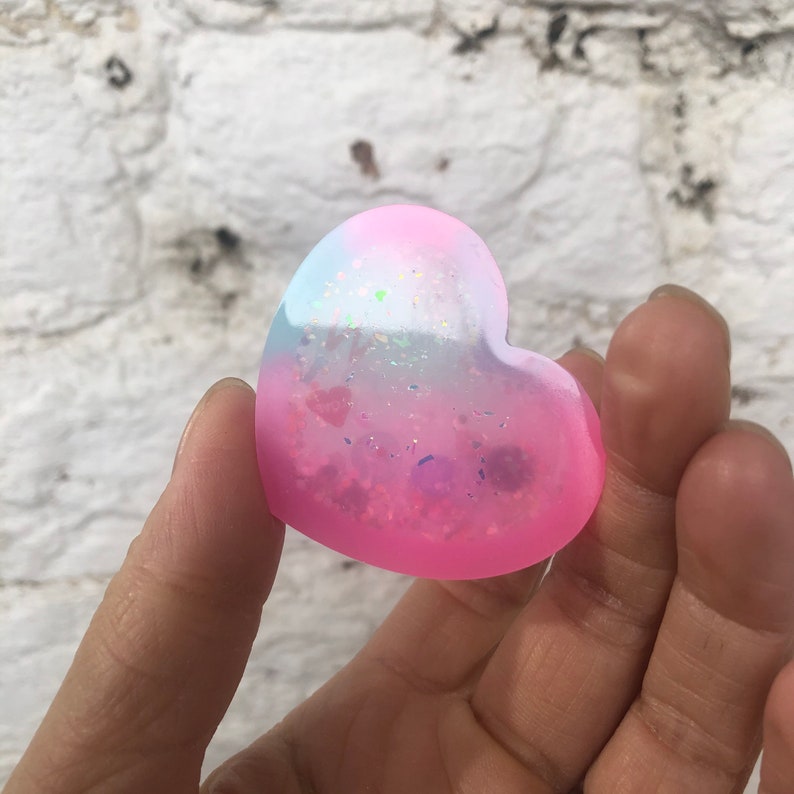 Filled with love ashes resin dry shaker keepsake pet memorial heart
