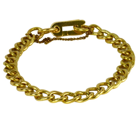 Textured Knot 18k Gold Link Bracelet | Gold link bracelet, Bracelets, Link  bracelets