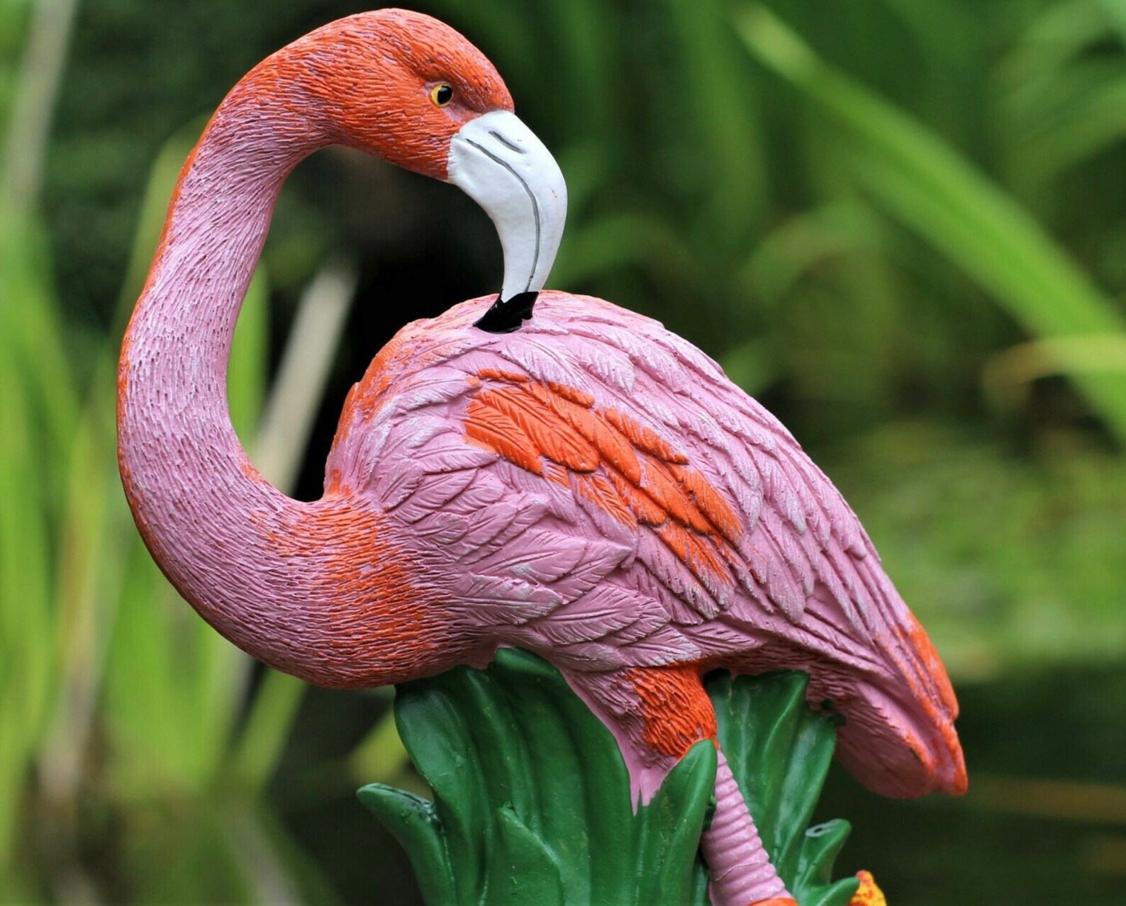 Garten Ornamente Flamingo Solar powered Flamingos Leuchten ...