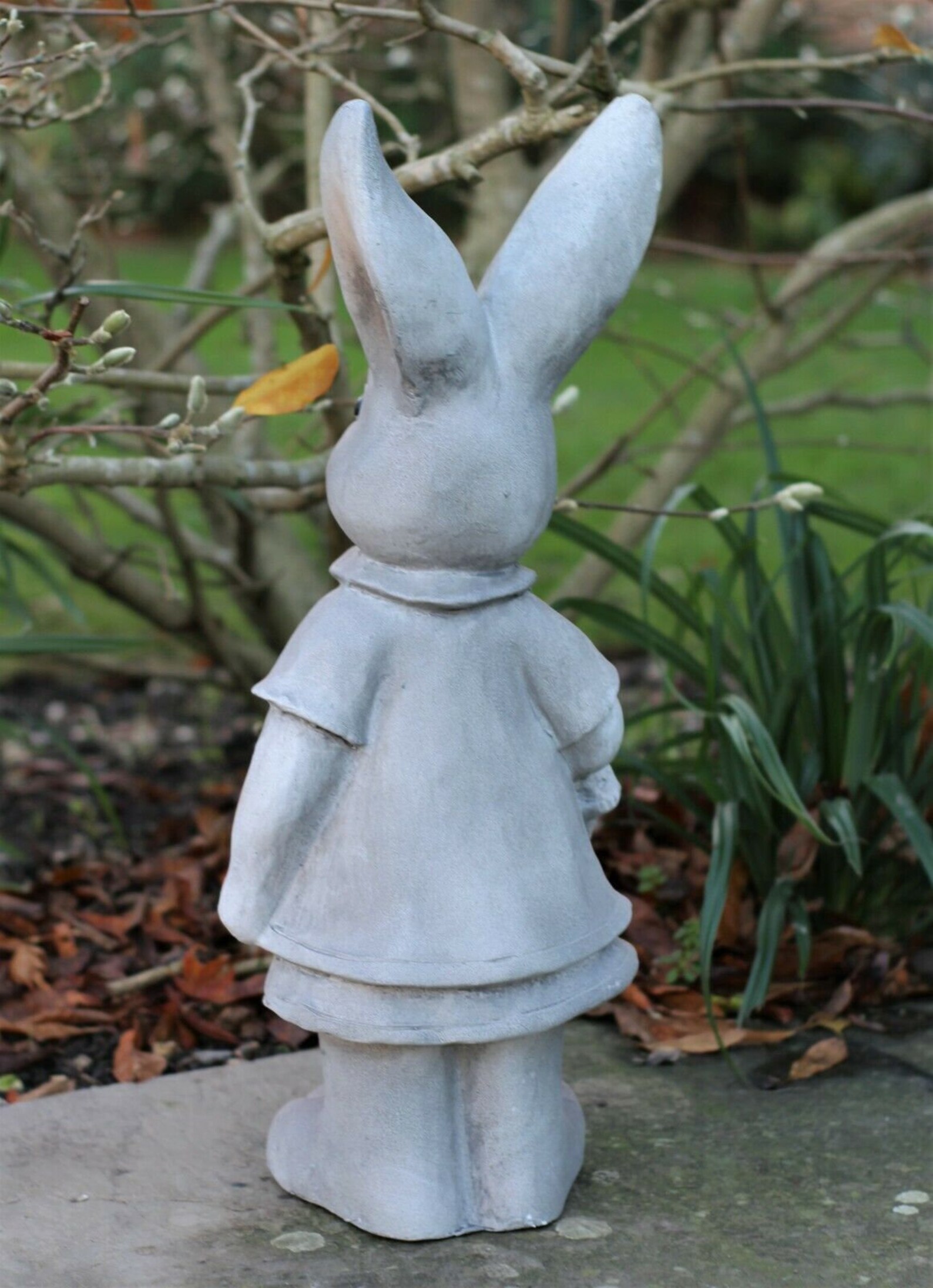 Garden Ornament Rabbit Hare Sculpture indoor outdoor Stone Etsy
