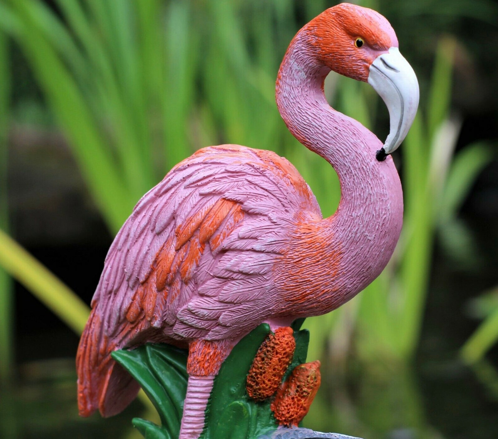 Garten Ornamente Flamingo Solar powered Flamingos Leuchten
