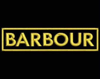 barbour iron on patch