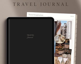 12 Tab Digital Travel Journal | Travel Planner | Trip Planner, Vacation Planner, Travel Organizer, Holiday Planner, GoodNotes Planner