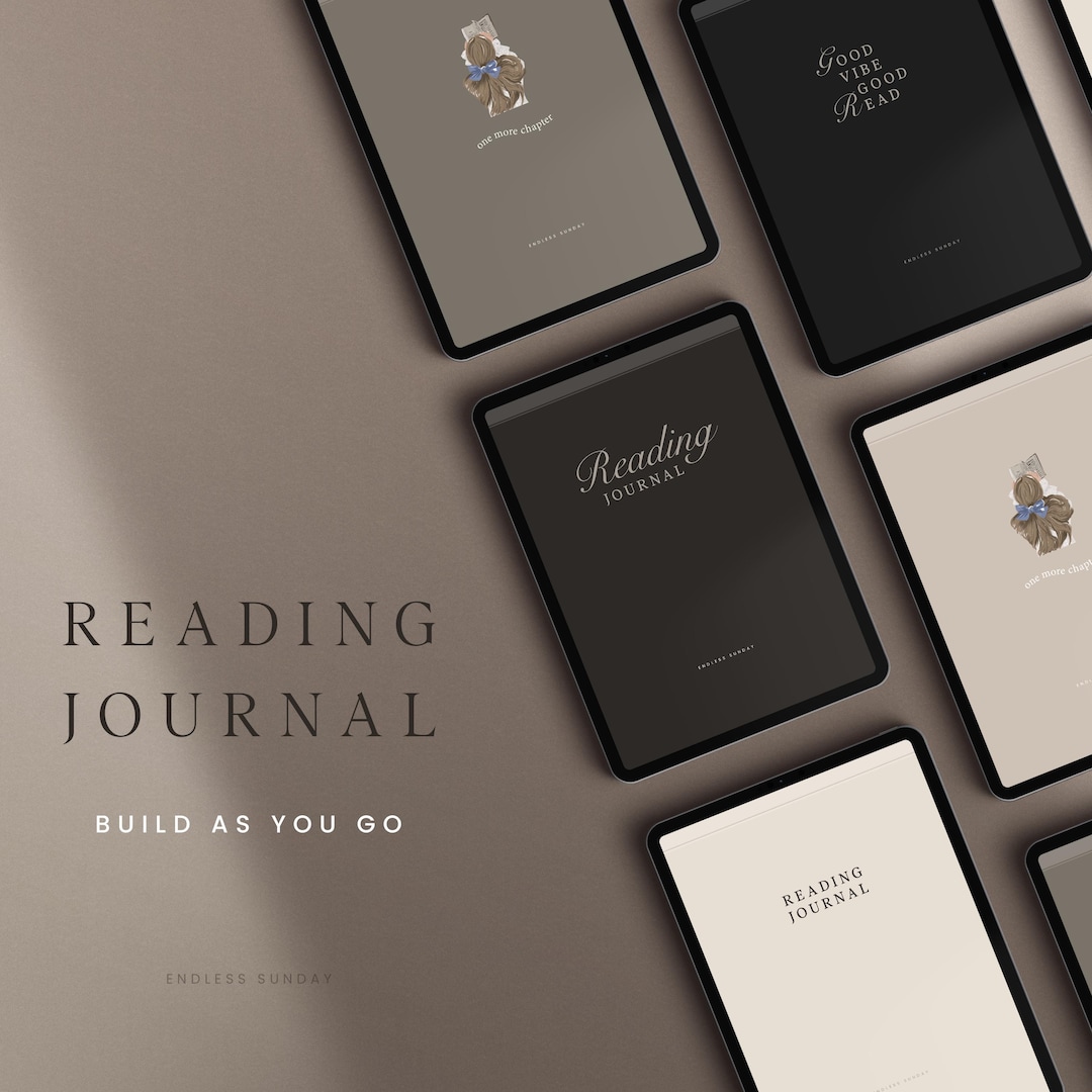 Digital Reading Journal | Reading Planner for iPad | Goodnotes Reading ...