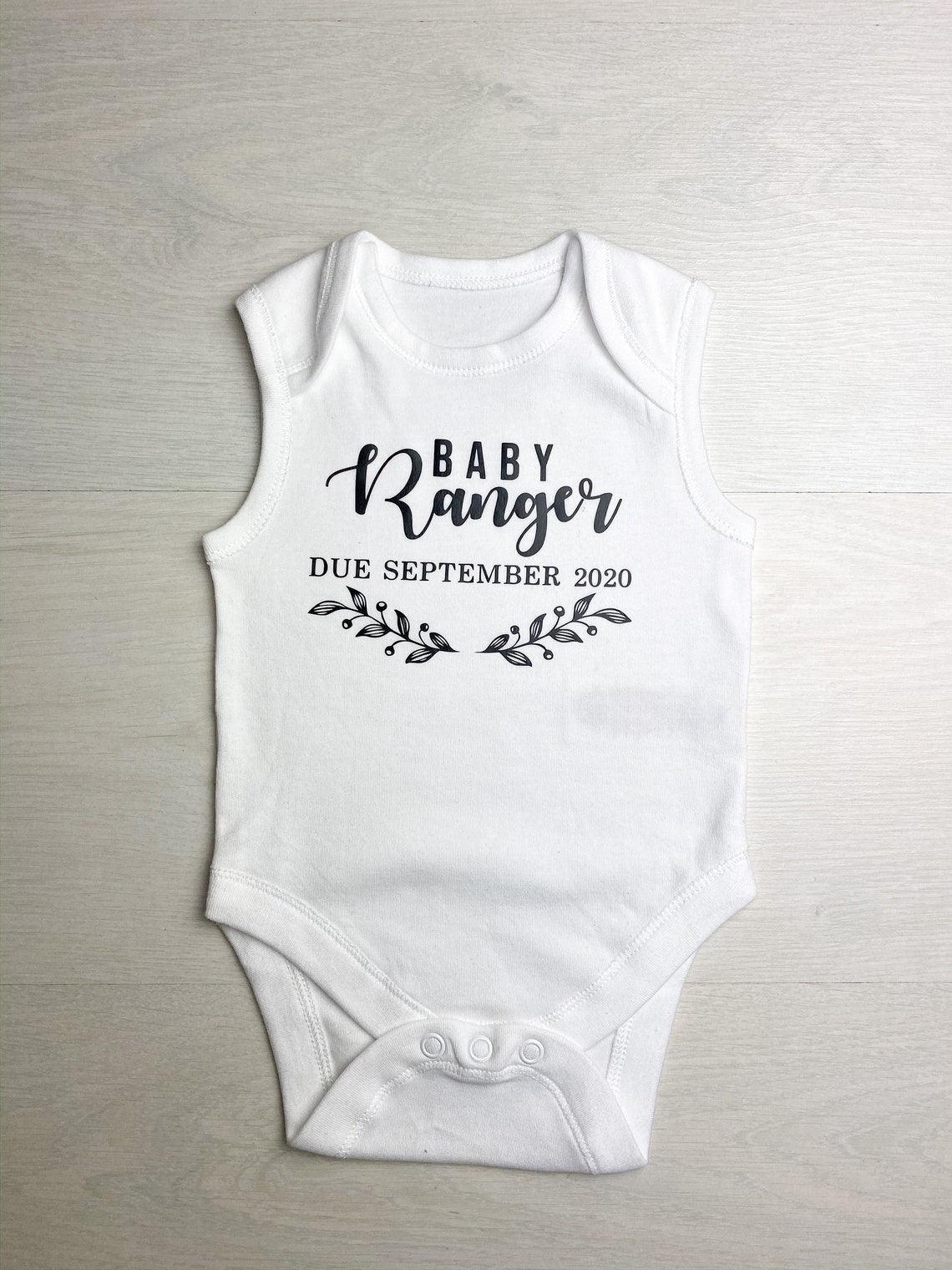 Baby Announcement / Pregnancy Reveal Vests / Babygrow / Etsy