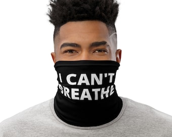 BLM - George Floyd - I Can't Breathe Face Mask
