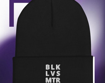 Gorro con puños Black Lives Matter