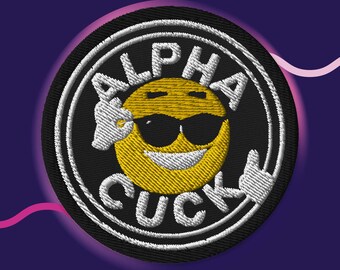 Alpha Cuck Logo Embroidered Patch