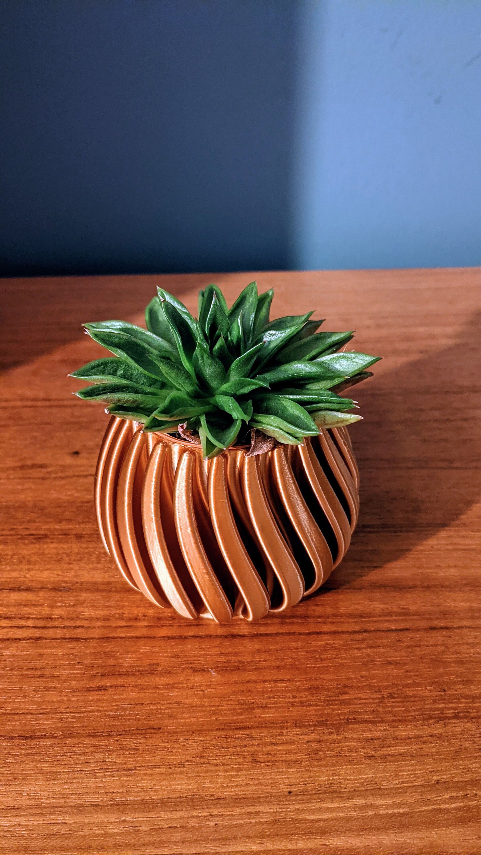 Pot de Fleur/ Cache Pot à Lamelles Imprimé en 3D