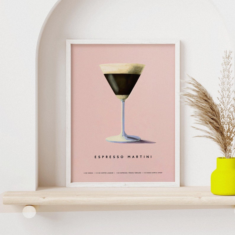 Espresso Martini Pastel Aesthetic Cocktail Poster Retro Bar Wall Art Il 794xN.4596684246 Jbtw