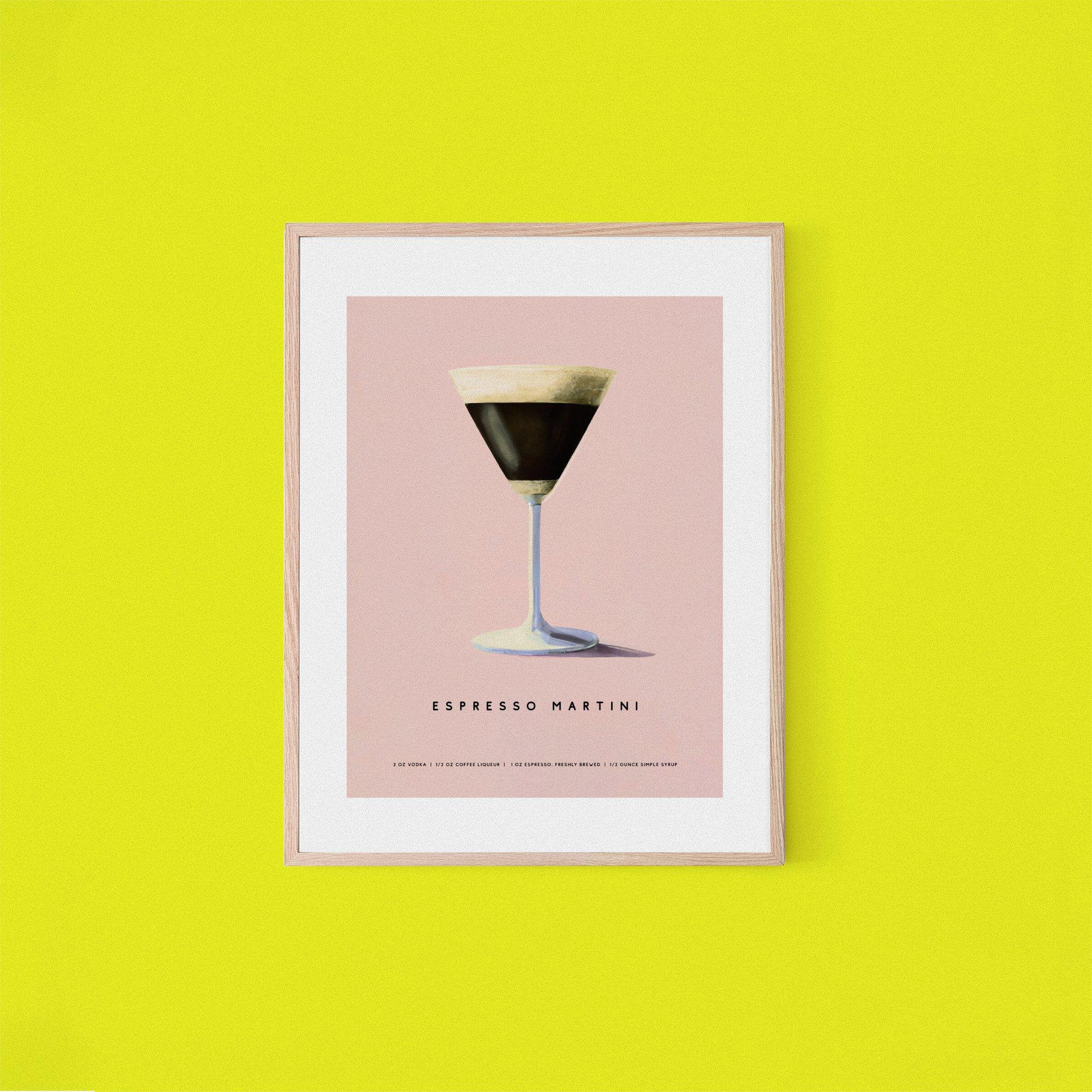 Espresso Martini Pastel Aesthetic Cocktail Poster Retro Bar Wall Art Il Fullxfull.4644932665 Brqx