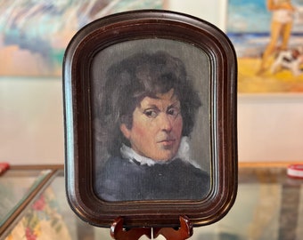 Vintage Portrait Painting of a Man