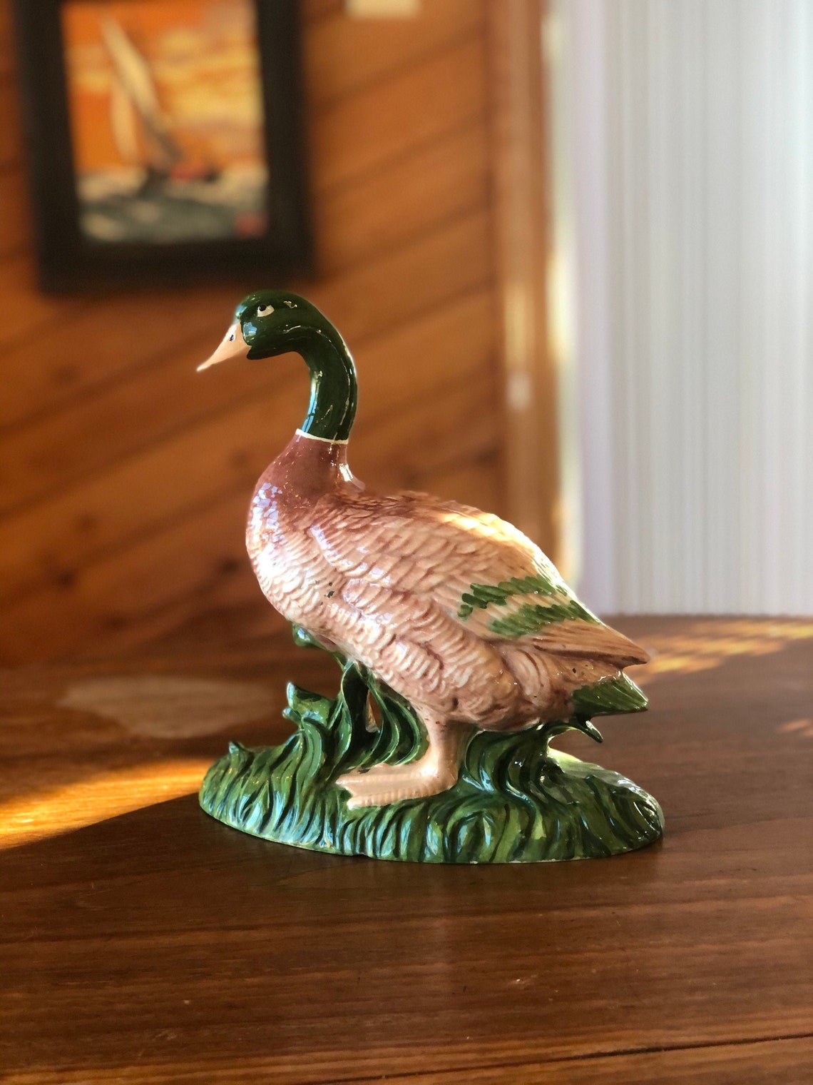 Vintage Holland Mold Ceramic Duck Etsy