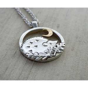 HEDGEHOG PENDANT Precious Metal