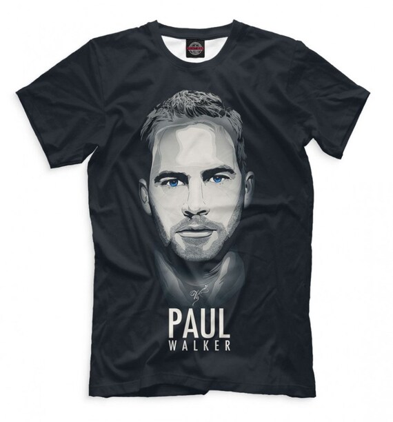 Paul Walker Graphic Tshirt Fast and Furious Tee Men