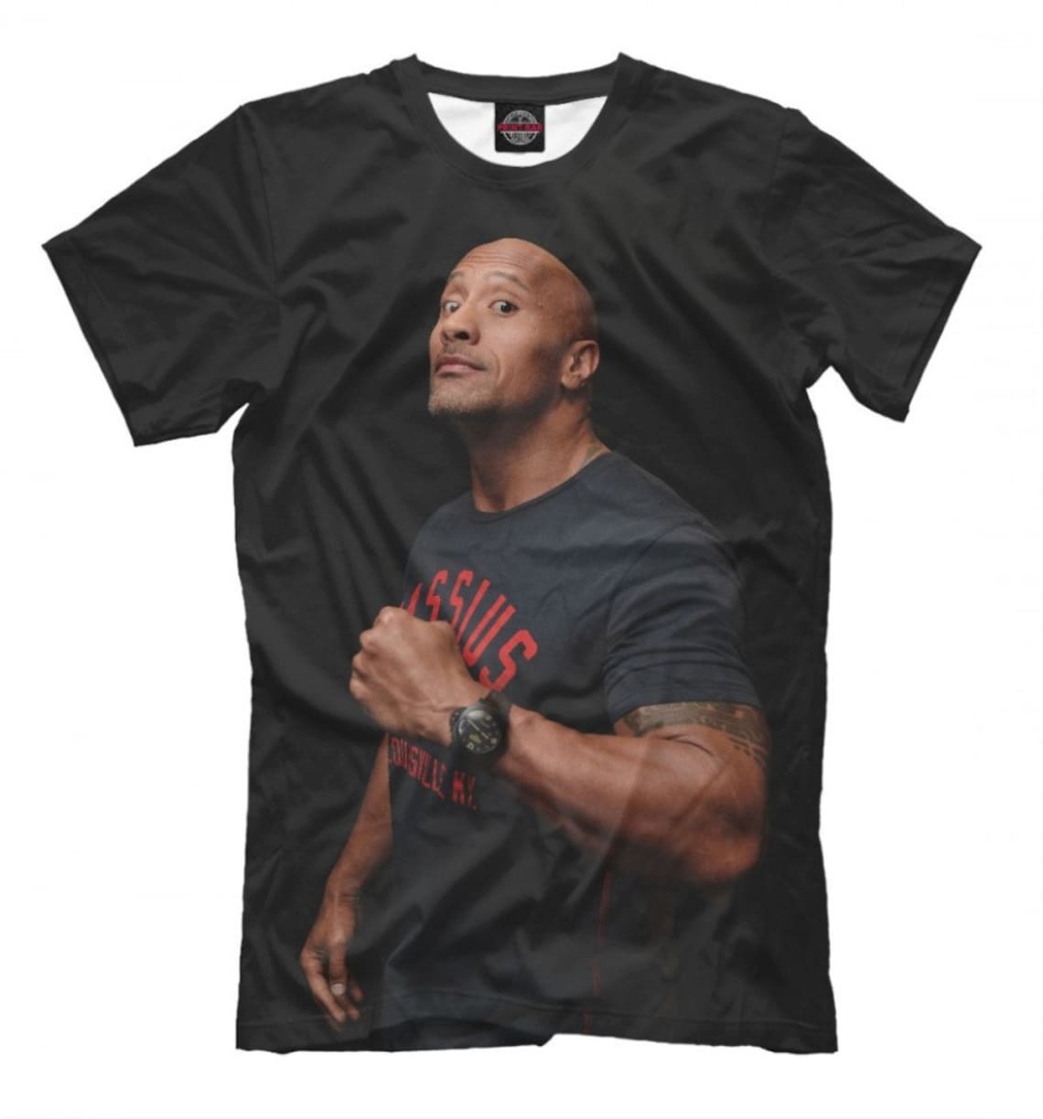 dwayne johnson in t shirt