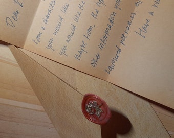 Letter from a Fictional Character