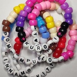 Sanrio Kandi Bracelets Hello Kitty Kuromi My Melody Pompompurin Cinnamoroll Cute Bracelet
