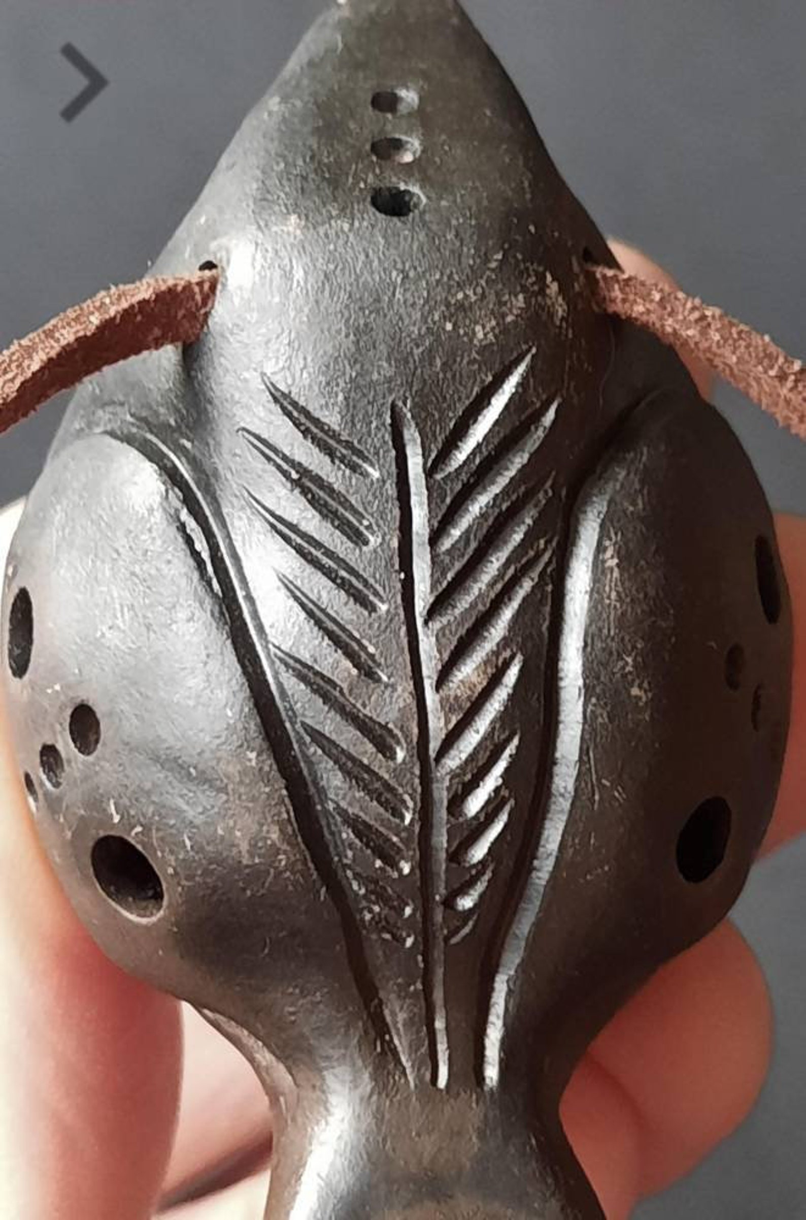 Ceramic Ocarina Pendant Bird Ancient Musical Instrument Etsy