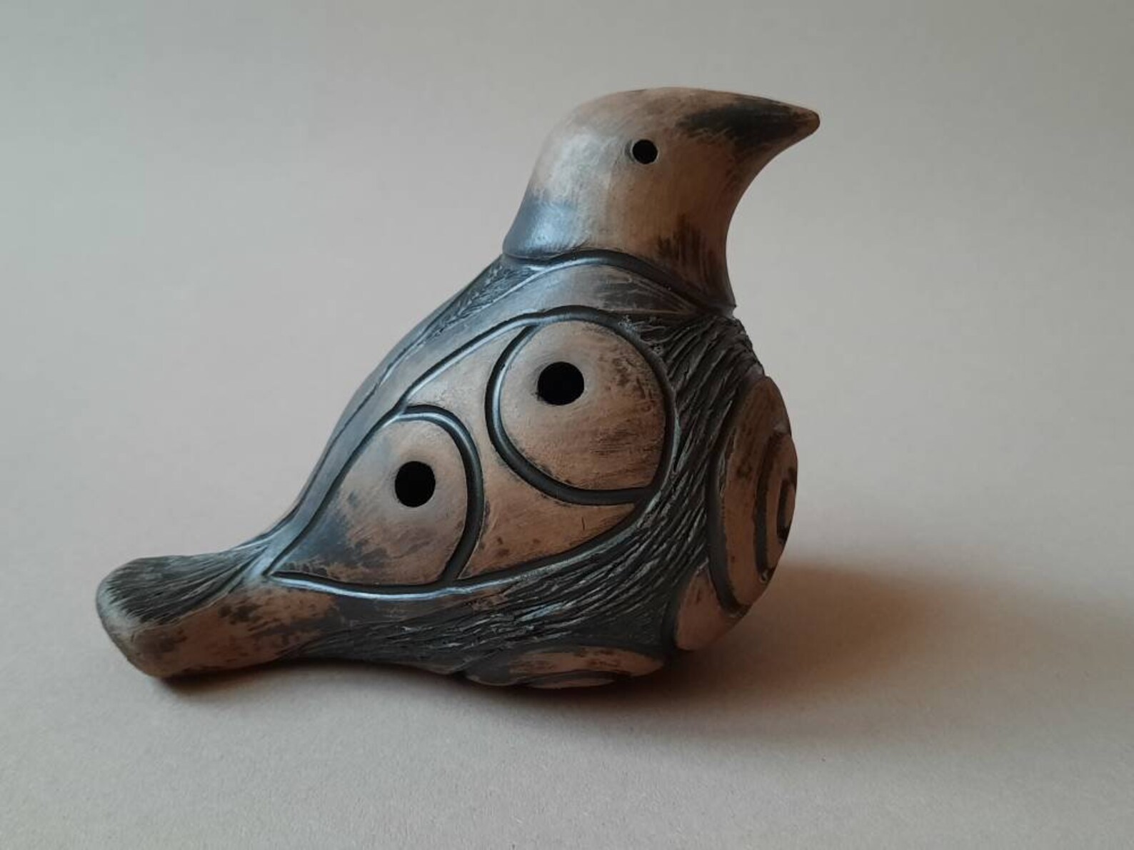 Ancient ceramic ocarina Bird Etsy