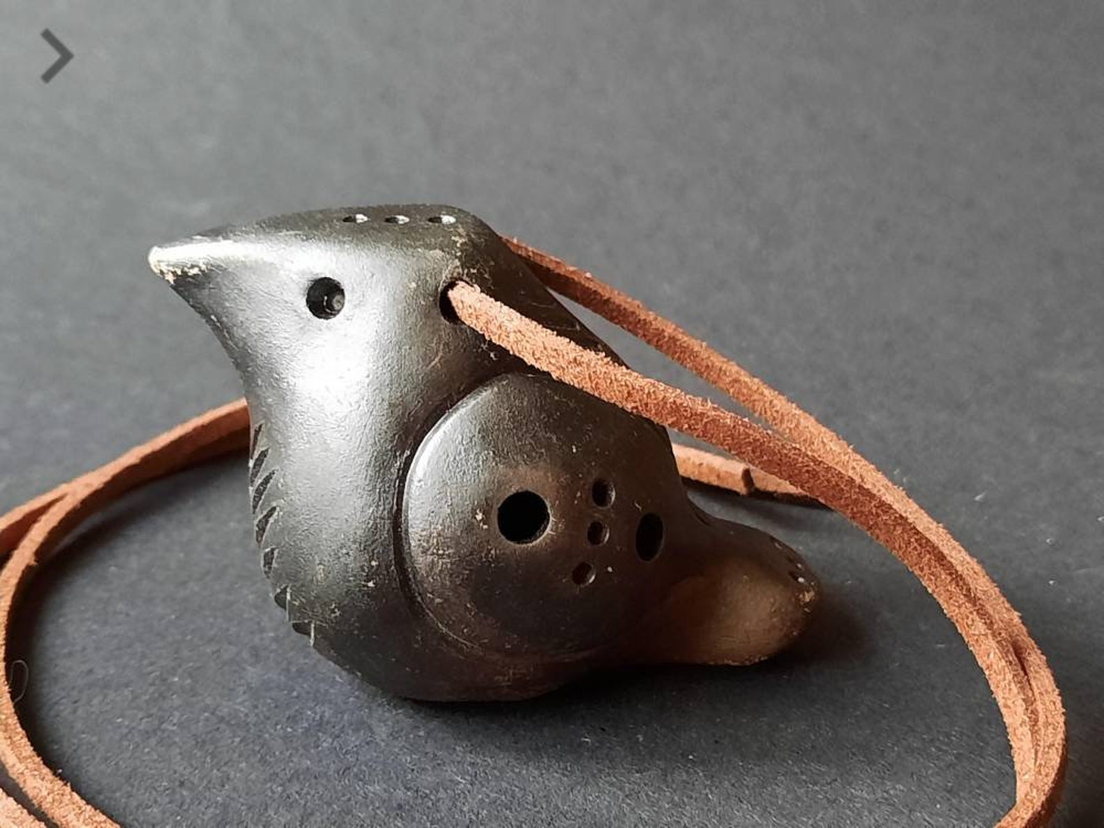 Ceramic Ocarina Pendant Bird Ancient Musical Instrument Etsy