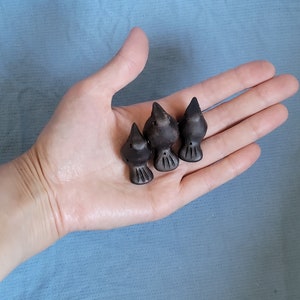 Clay Whistle Bird Set of 3 Birds