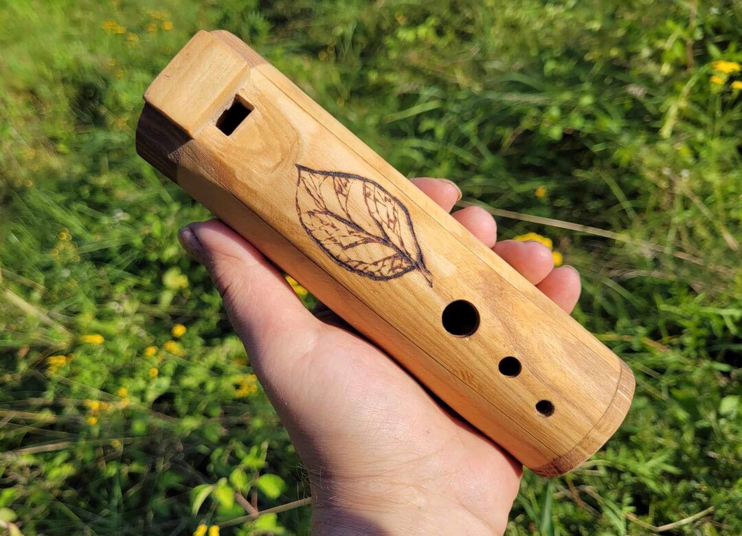 Wooden Ocarina Druidic Flute Forest Flute Crosshole Etsy