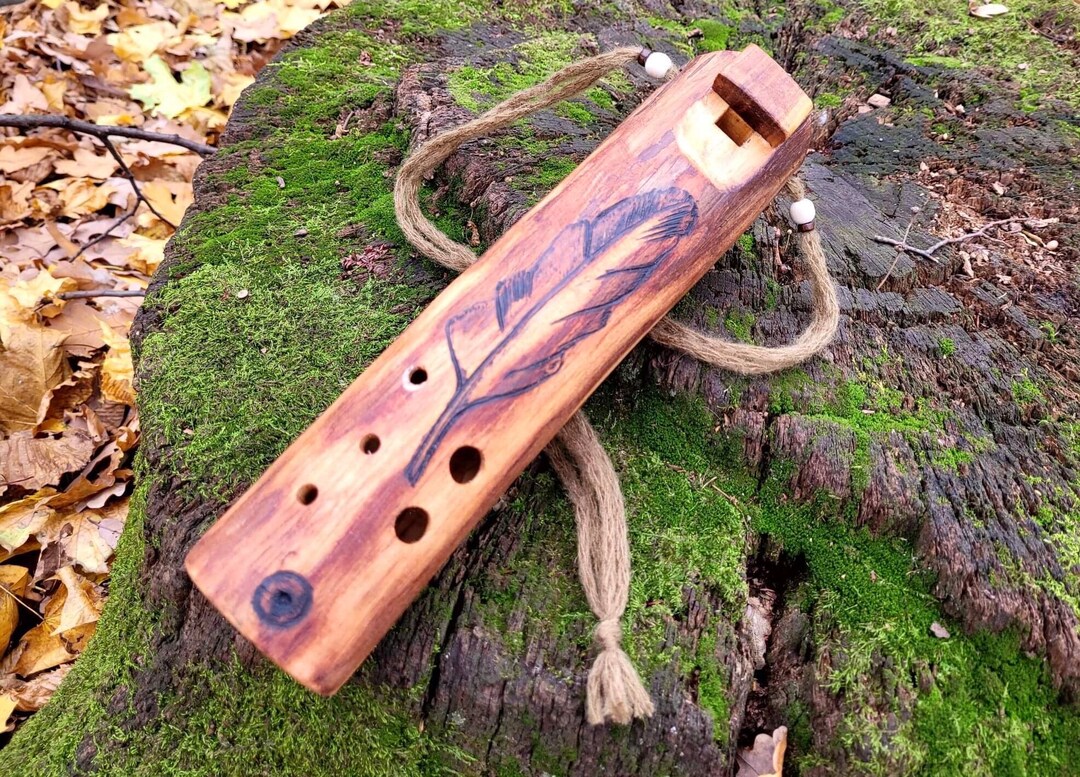 Ocarina en bois Ocarina Flying Feather Low Key A Flûte Etsy France