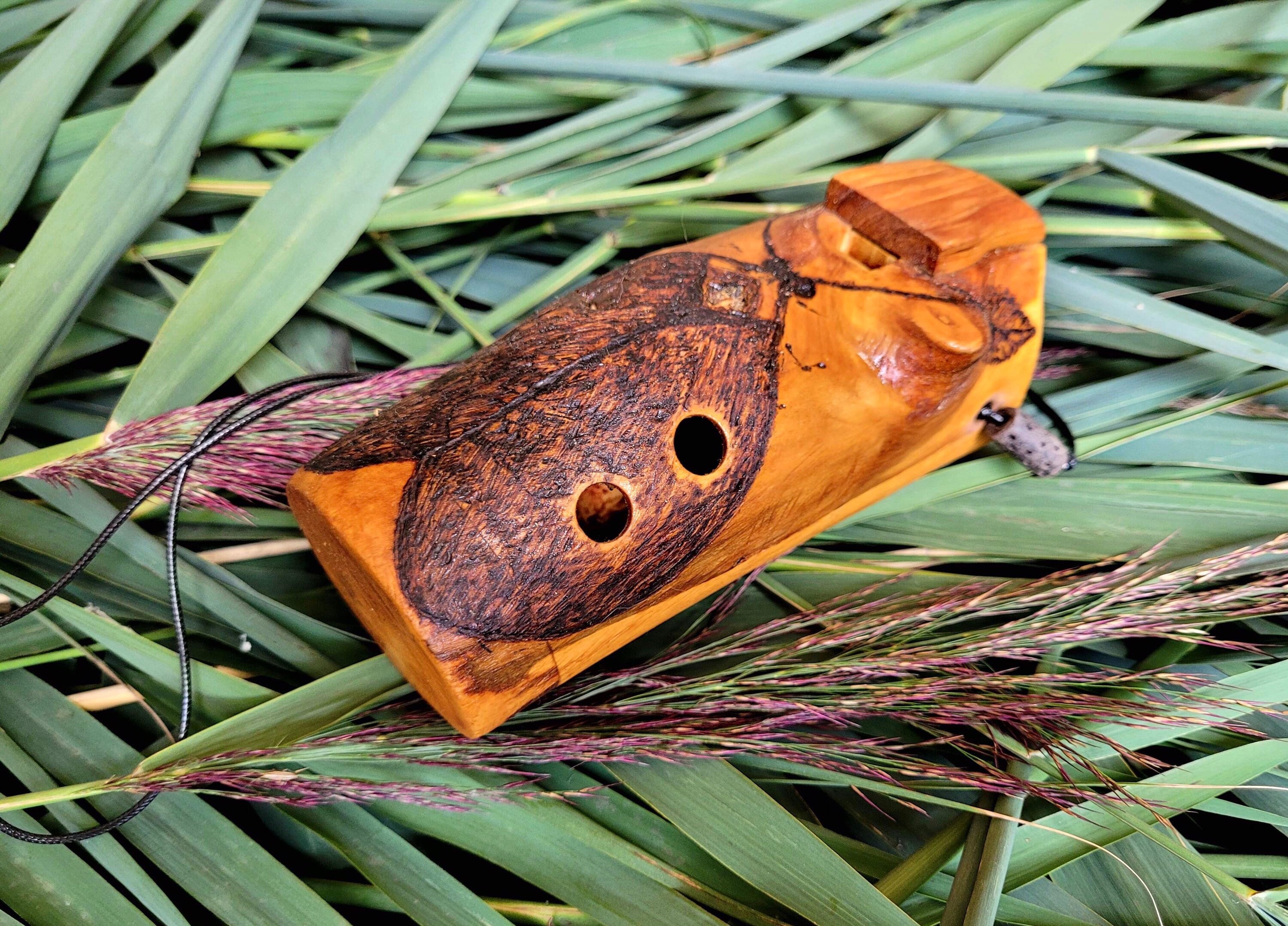 Wooden Ocarina Wooden Ocarina Night Moth Key of E Etsy