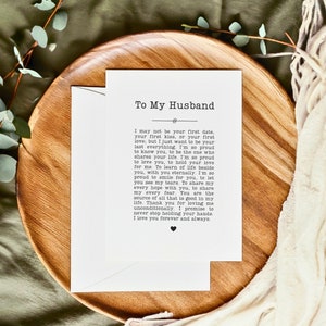 Husband Gift Sentimental, To My Husband, Gifts For Husband, One Year Anniversary Gift, Gift For Husband, First Home Gift To Husband