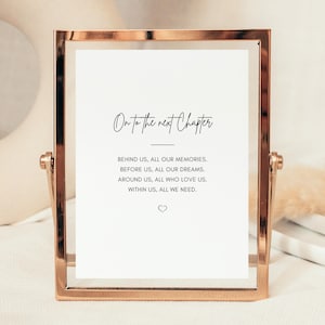 New Chapter Sign, Graduation Printable, Encouragement Art (Digital Download)