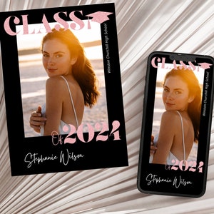 Graduation Invitation 2024 Digital Save The Date Graduation Class Of 2024 Graduation Invitation Class Of 2024 Grad Invite Canva Template