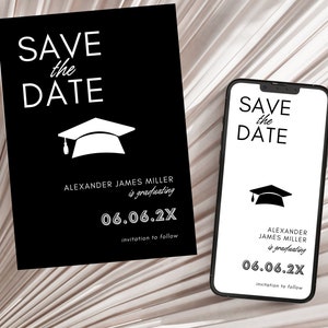 Save The Date Template, Save The Date Graduation Invitation, Text Save The Date and Save The Date Cards, Save The Date Template Download
