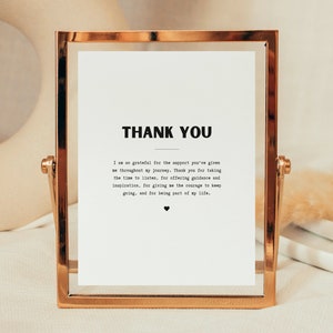 Cadeau d'adieu à votre patron, cadeau de remerciement pour le patron lorsqu'il quitte son travail, cadeau pour dire merci à un collègue, carte de remerciement numérique pour un collègue