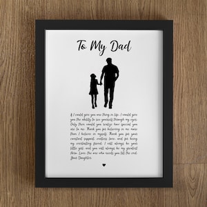 Para mi papá, de mi hija: Regalo sentimental (Descarga digital)