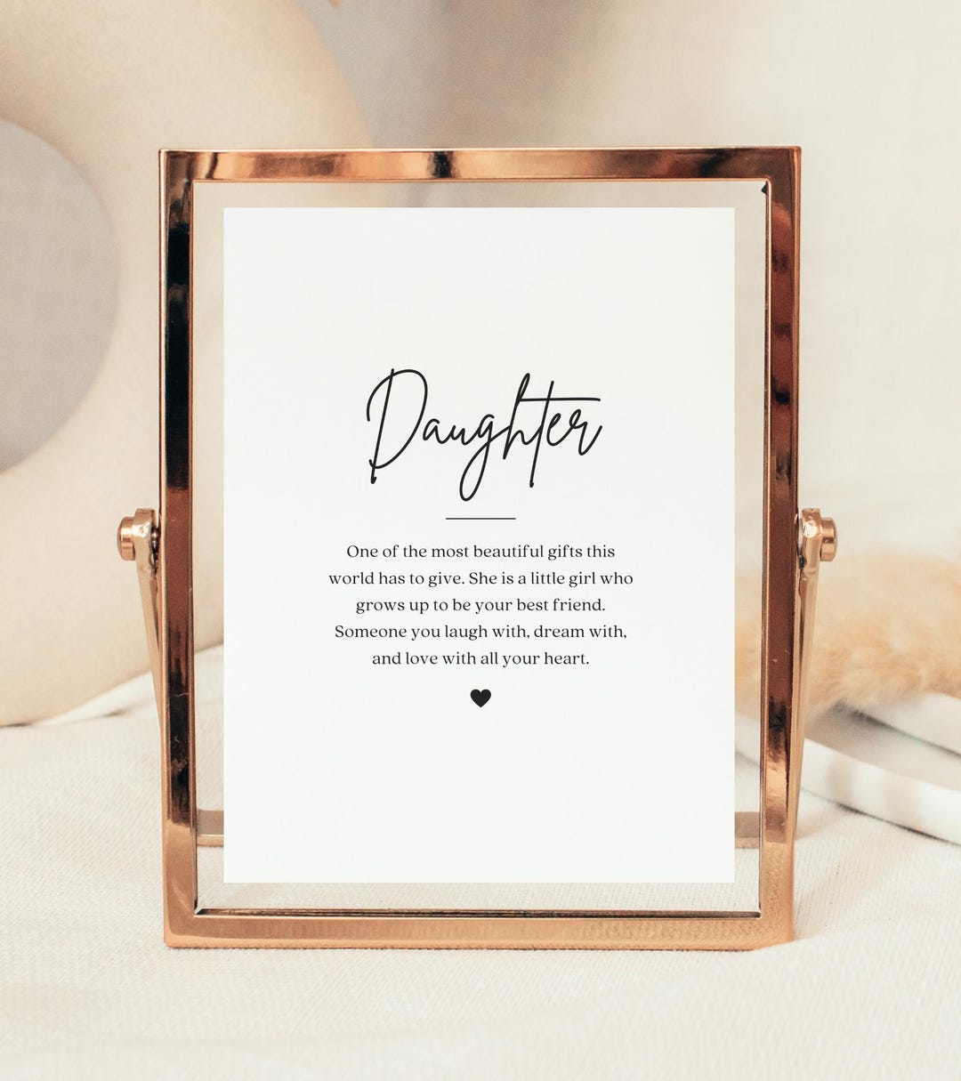 Daughter Definition Wall Art, Sentimental Gift (digital Download) - Etsy